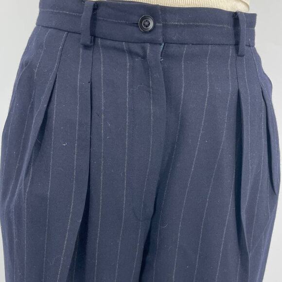 Vintage DKNY Wool Pin Strip Pants - Picture 4 of 5